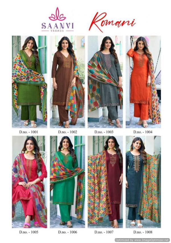 Saanvi Romani Cambric Cotton Printed Dress Material